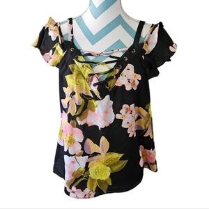 Floral pattern shirt